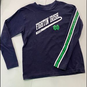 Notre Dame long sleeve t-shirt youth size 6x/7